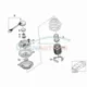 Original BMW Sechskantmutter selbstsichernd (31106779396)