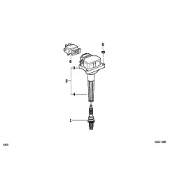 Genuine BMW Ignition coil (12131748018)
