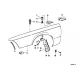 Genuine BMW Side panel, front left (41351839205)