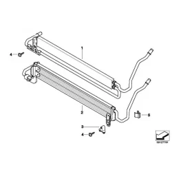 Genuine BMW Power steering cooler (17217519215)