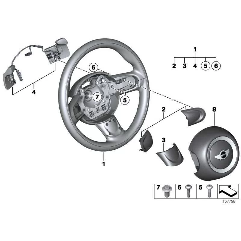 Original Mini Satz Schaltpaddles (32309226805)