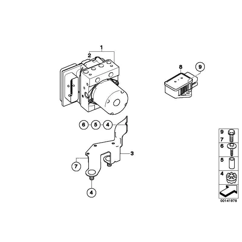 Original BMW Hydroaggregat DSC (34516769704)