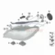 Genuine BMW Compensating element (63127280779)