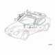 Genuine BMW Rubber buffer (51311925433)