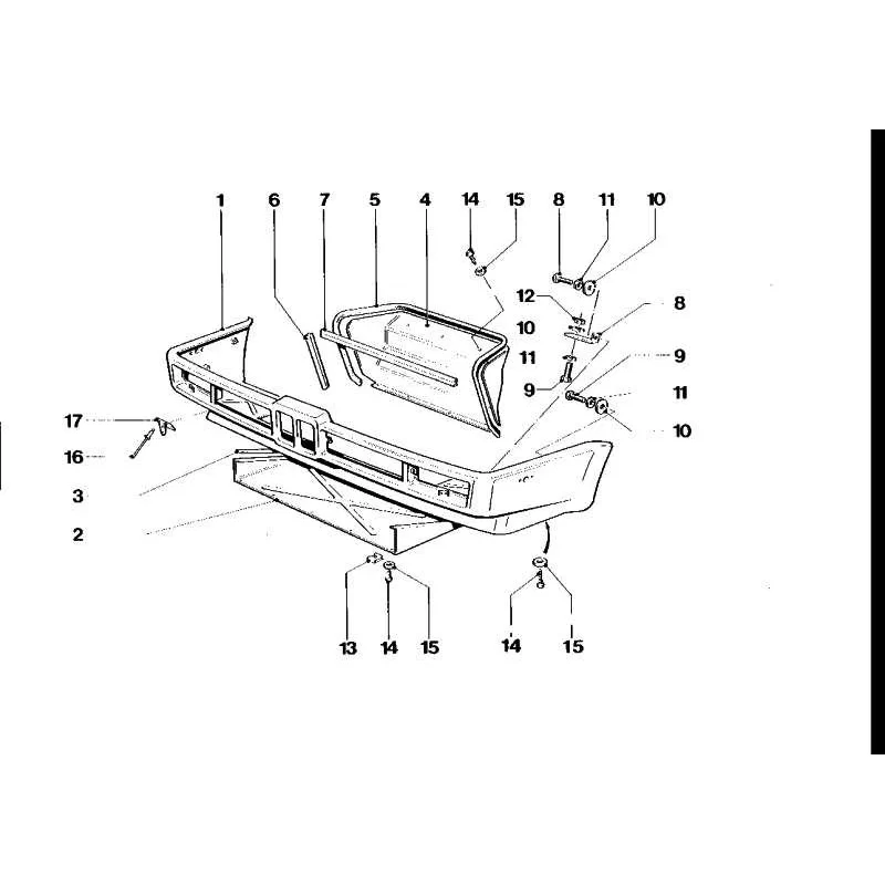 Genuine BMW FRONT PANEL (41332165135)