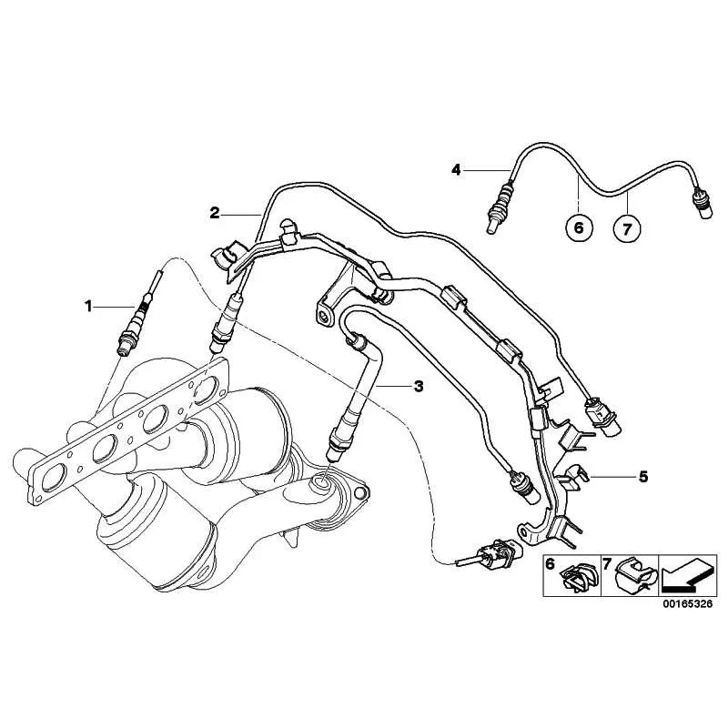 Genuine BMW REGULATING LAMBDA PROBE (11787573319)