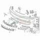 Genuine BMW Grid, bumper front (51117030596)