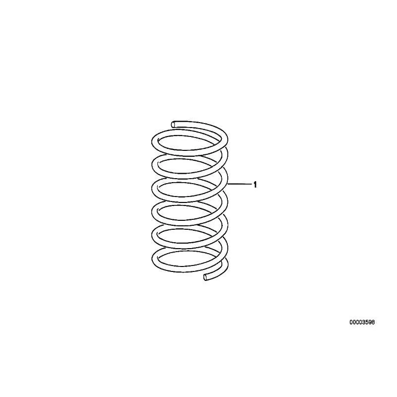 Original BMW Schraubenfeder (31331090761)
