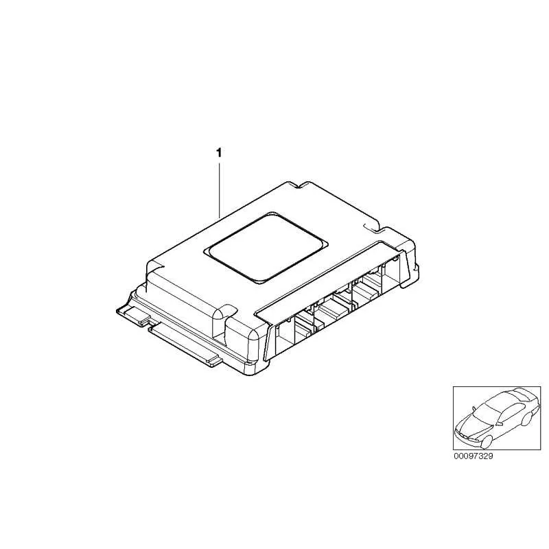 Original BMW AT-Steuergerät SMG programmiert (23607557798)