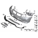 Genuine BMW Panel, bumper, primed, front (51117210451)