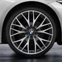 Genuine BMW Disc wheel, light alloy, bright-turned (36116796263)