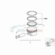 Genuine BMW Snap ring (11257831889)