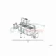 Genuine BMW REAR BRACKET (65148399364)