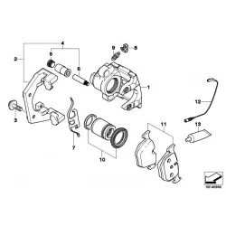 Original BMW Bremssattelgehäuse links (34216765909)