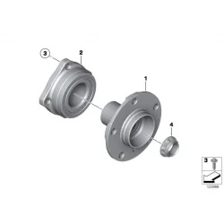Original BMW Mitnehmerflanschnabe (33416776651)