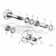 Original BMW Kronenmutter (33413404150)