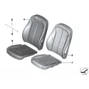 Genuine BMW Basic backrest leather cover, right (52107295110)