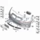 Genuine BMW Insert, bumper front left (51117227897)