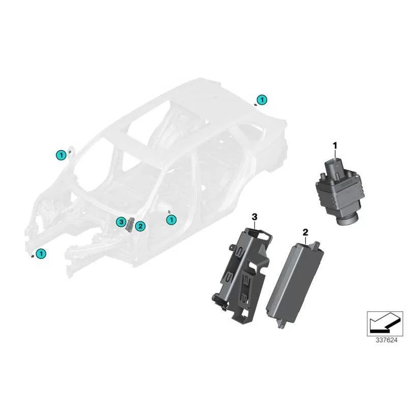 Original BMW Surround View Kamera (66539352788)