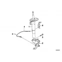 Original BMW Federbein vorn links (31311091569)
