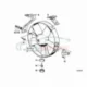 Original BMW Halter rechts (17401372829)