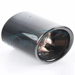 Genuine BMW Tailpipe trim, black chrome (18307612731)