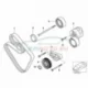 Genuine BMW Bracket, deflection pulley (11287509247)