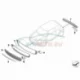 Genuine Mini FRAME LEFT (51117255119)