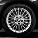 Genuine BMW Disc wheel, light alloy, reflex-silber (36116796241)