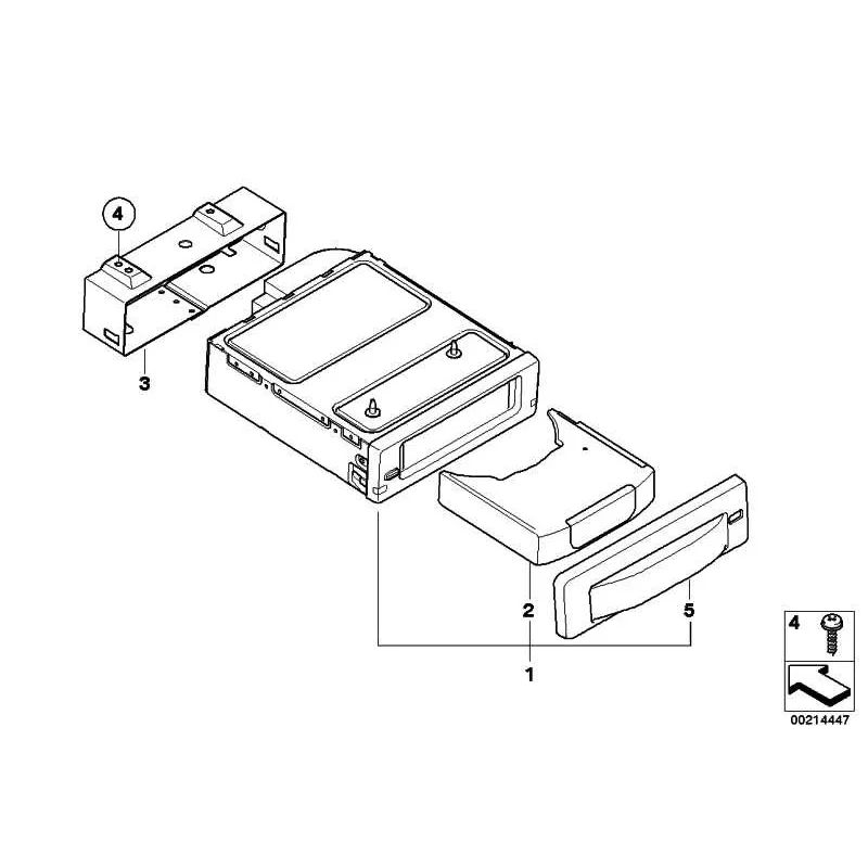 Genuine BMW EXCH-CD Changer (65129133077)