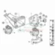 Genuine BMW Engine supporting bracket, left (22116760317)