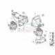 Genuine BMW Engine mount, right (22116761090)