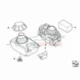 Genuine BMW Control knob (65826983881)
