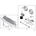 Genuine Mini Bracket and grille (63130427568)