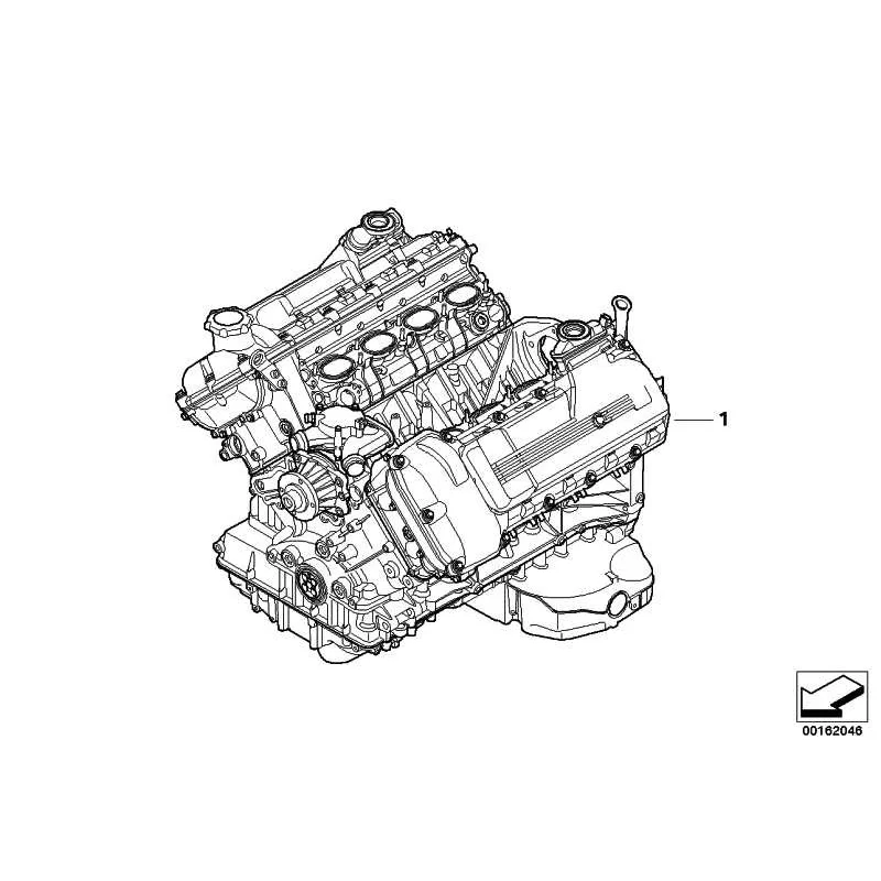 Genuine BMW Short Engine (11002303727)