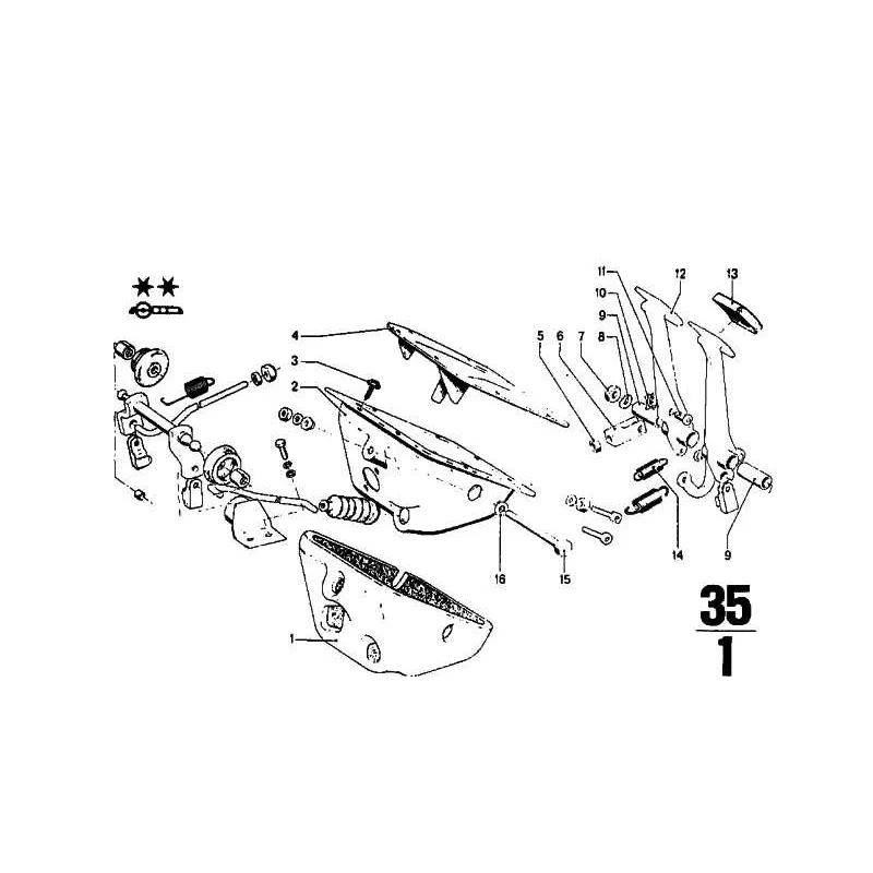 Original BMW Lagerbock (35111101550)