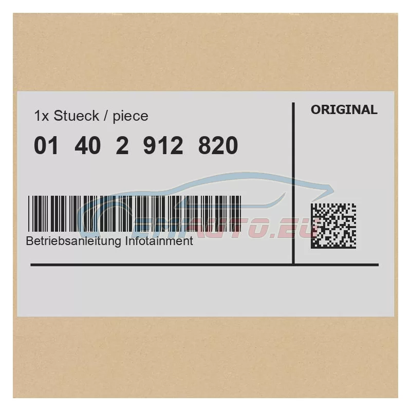 Genuine BMW (01402912820)