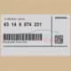 Genuine BMW (63148074231)