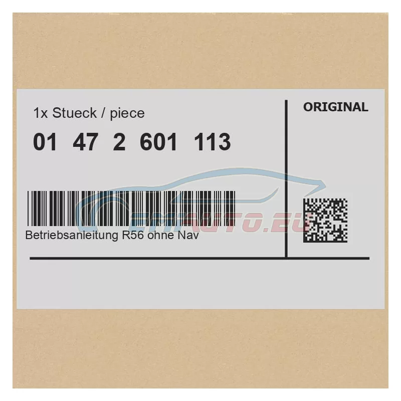 Genuine BMW (01472601113)