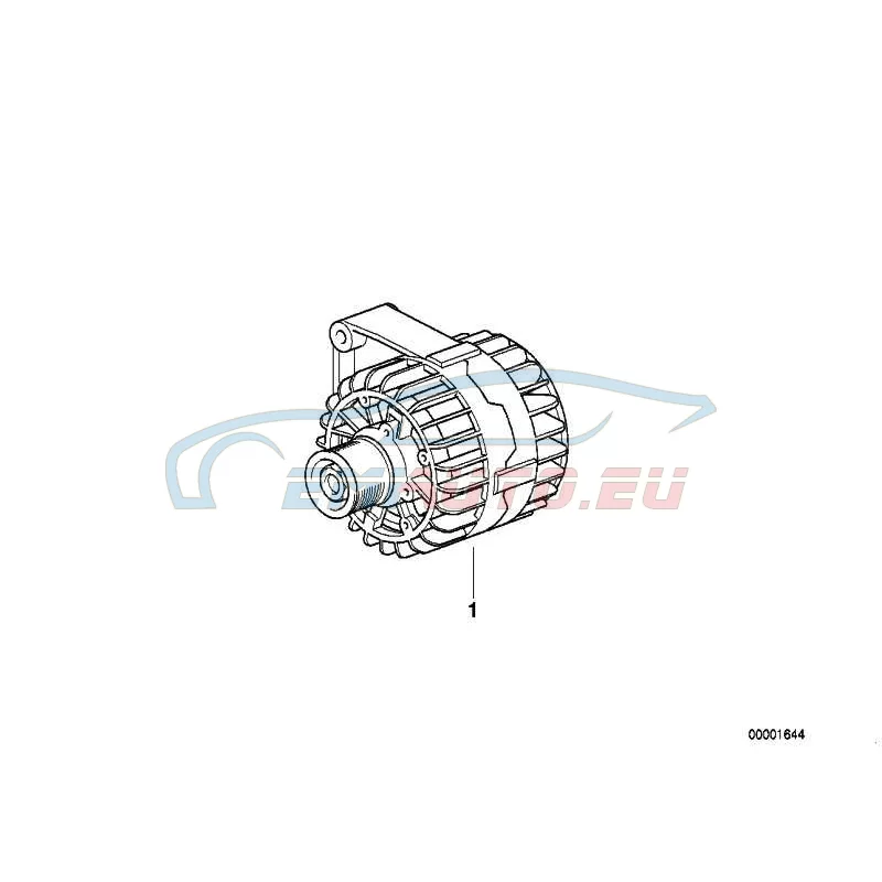 Genuine BMW EXCH compact generator (12317501599)