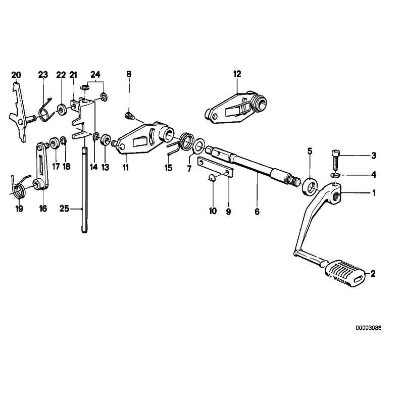 Original BMW Schaltfinger (23311451109)