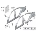 Genuine BMW LEFT REAR SIDE PANEL (41008060247)