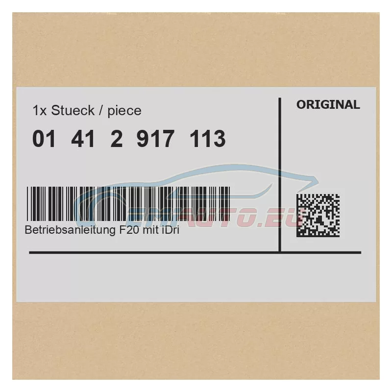 Genuine BMW (01412917113)