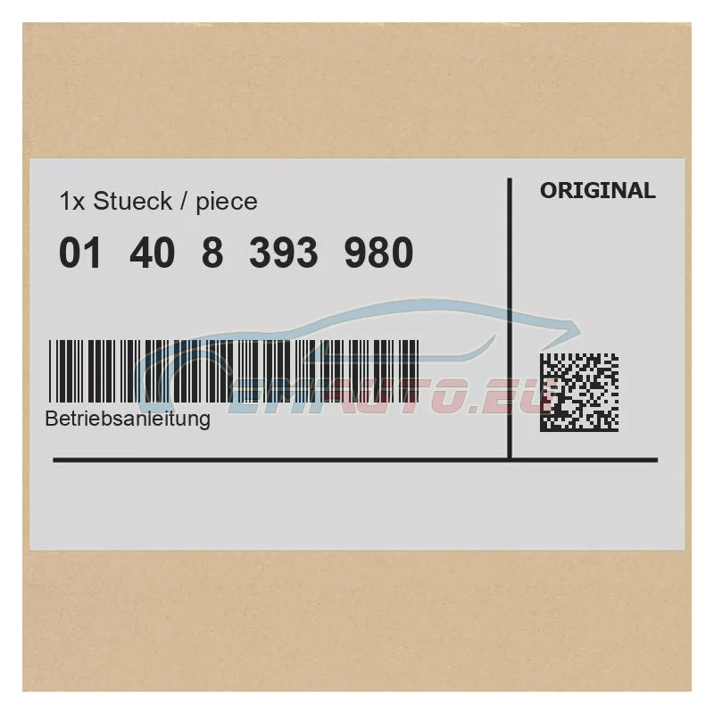 Genuine BMW (01408393980)