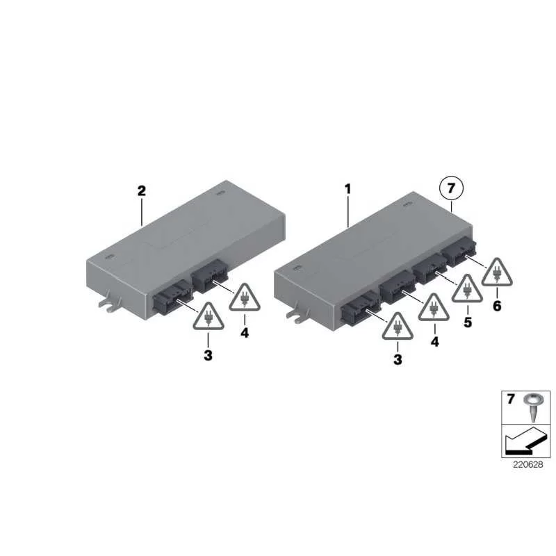 Original BMW Heckfunktionsmodul (61357394651)