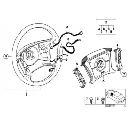 Original BMW Prallplatte Airbag (32306757893)