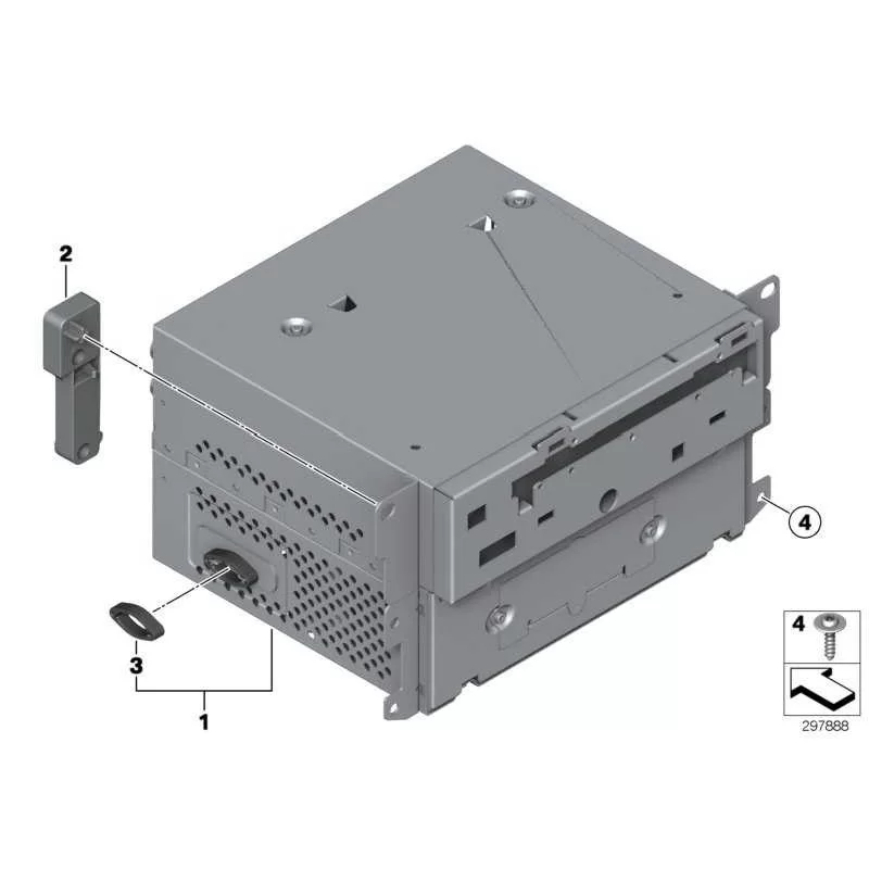 Genuine BMW Headunit high (65129351669)