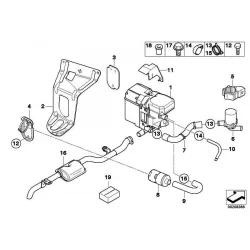 Genuine BMW Auxiliary heating (64126944667)