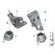 Genuine BMW Engine supporting bracket, right (22116784824)