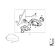 Genuine BMW Supporting ring left (51167220557)